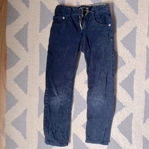 Mini Boden Size 6 Blue Corduroy Pants